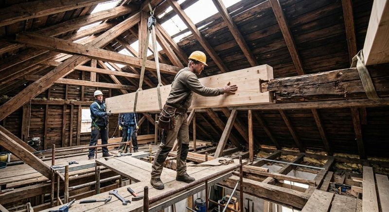 House Beam Replacement in Wilmington, NC