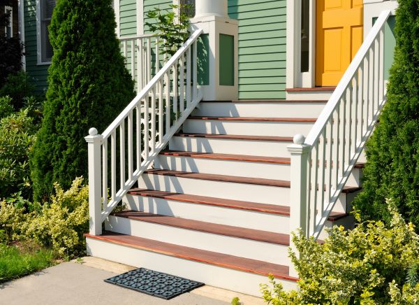 Front Porch Railing Installation