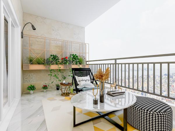 Balcony Flooring Installation