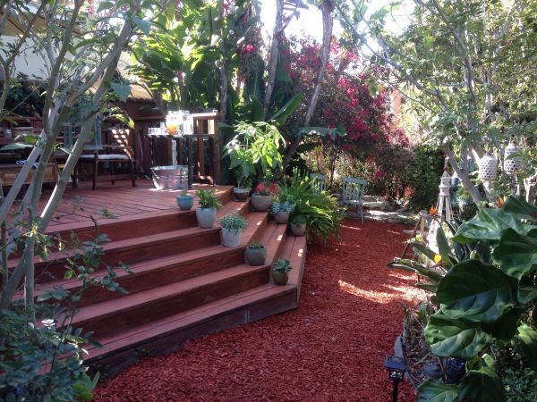 Redwood Deck Construction