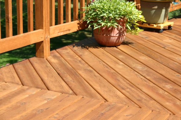Backyard Deck Construction